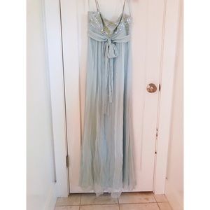 Ice Blue BCBG Prom Dress